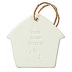 Hanging house in white...
