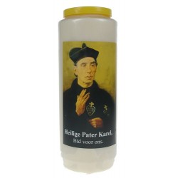 9 days candle / white /...