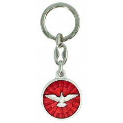 Porte-Clefs St Esprit Métal...