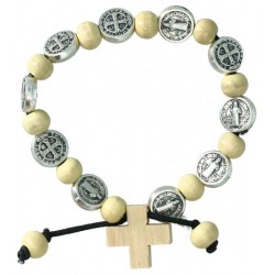 Bracelet s/corde Bois beige...