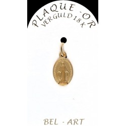Médaille plaqué-or -...