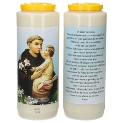 9 days candle / white / St...