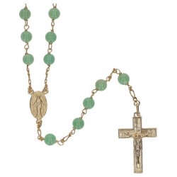 Chapelet plaqué-or -...