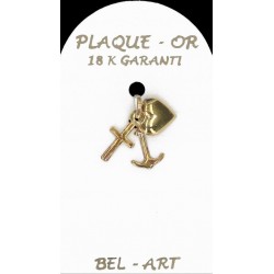 Pendentif Plaqué-Or - Foi...