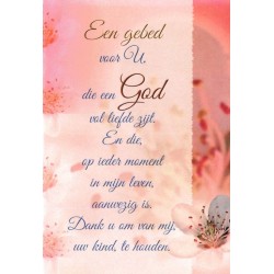 Dubbele Kaart + Omslag -...