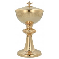 Ciboire doré H 22 cm épuisé...