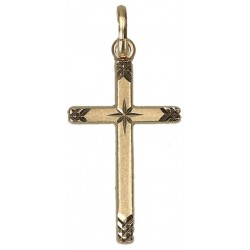 Cross 22 X 14 mm  Metal Doré