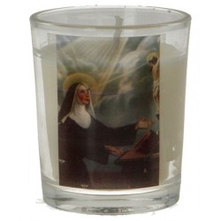 Glass candle 65 x 50 mm St...