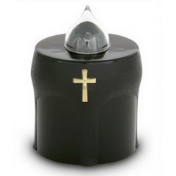 Lampe de cimetière noire...