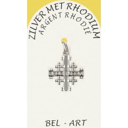 Croix Argent Rhodié...