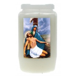 Kaars 3 Dagen / wit / Pieta