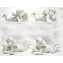 Lot de 4 - Ange couché +...