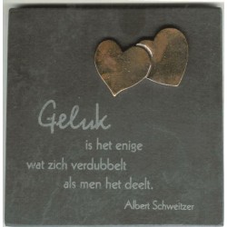 Slate 14.5 X 14.5 Cm Geluk...