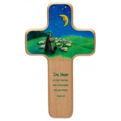 Cross Mural Wood 18 Cm Is...