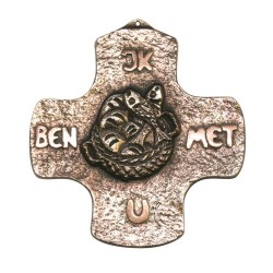 Croix Murale Bronze   10 Cm...