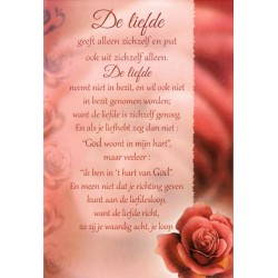 Carte Double + Env - De Liefde