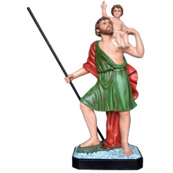 Statue St Christophe 120 cm...