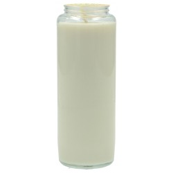 Neuvaine en verre / blanc /...