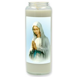 Neuvaine en verre / blanc /...