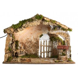 Cabane vide + lumière pour...