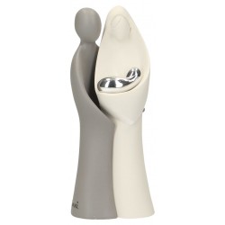 Nativité en résine blanche...