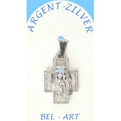 Croix Argent - tête de...