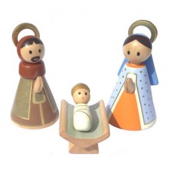 Sainte Famille bois doré 9cm