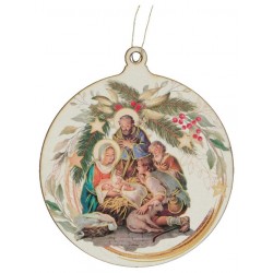 Décoration de Noël en bois...