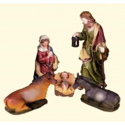 Kerstgroep van 5 figuren -...