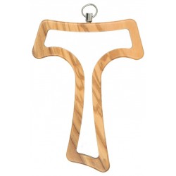 Croix Tau ajourée 11 cm -...