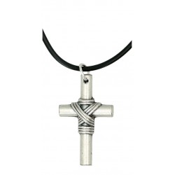 Lacet 50 cm + croix - Métal...
