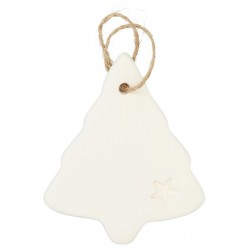 Hanging christmas tree in...