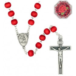 Saint Rita Rosary Rosewood...