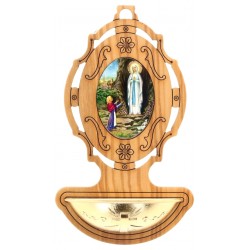 Bénitier Bois d'olivier 9 x...