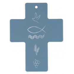 Croix Murale avec symboles...