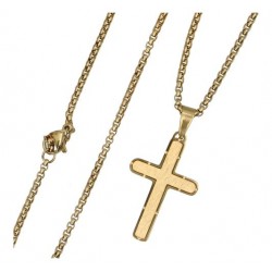 Croix en acier 25 mm + chaine