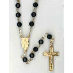 Chapelet plaqué-or - Grenat...