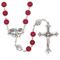 Rozenkrans rode kralen 8 mm...