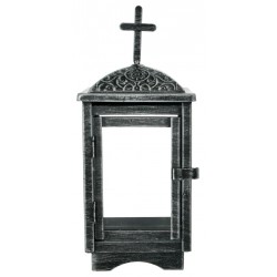 Graflamp in metaal grijs -...