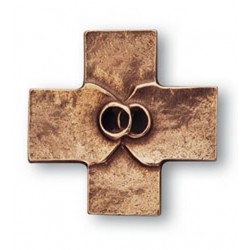 Bronze Cross Mural 8 Cm...