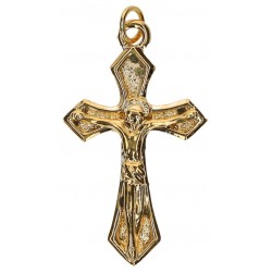 Croix métal doré 35 X 22 mm