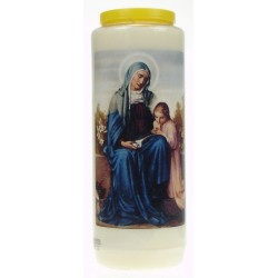 9 days candle / white / Ste...