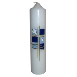 Baptism candle  265 x 60 mm