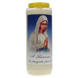 9 days candle / white / our...