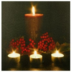 Tableau Bougies 4 Led 30 X...