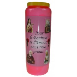 9 days candle / pink / To...