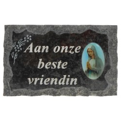 Plaque Cimetiere  Aan Onze...