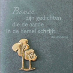 Slate 14.5 X 14.5 Cm Bomen...