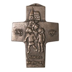 Cross Bronze Wall 10 Cm Wij...