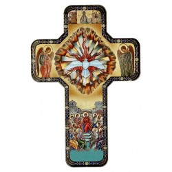 Icon 12 x 18 cm Cross Holy...